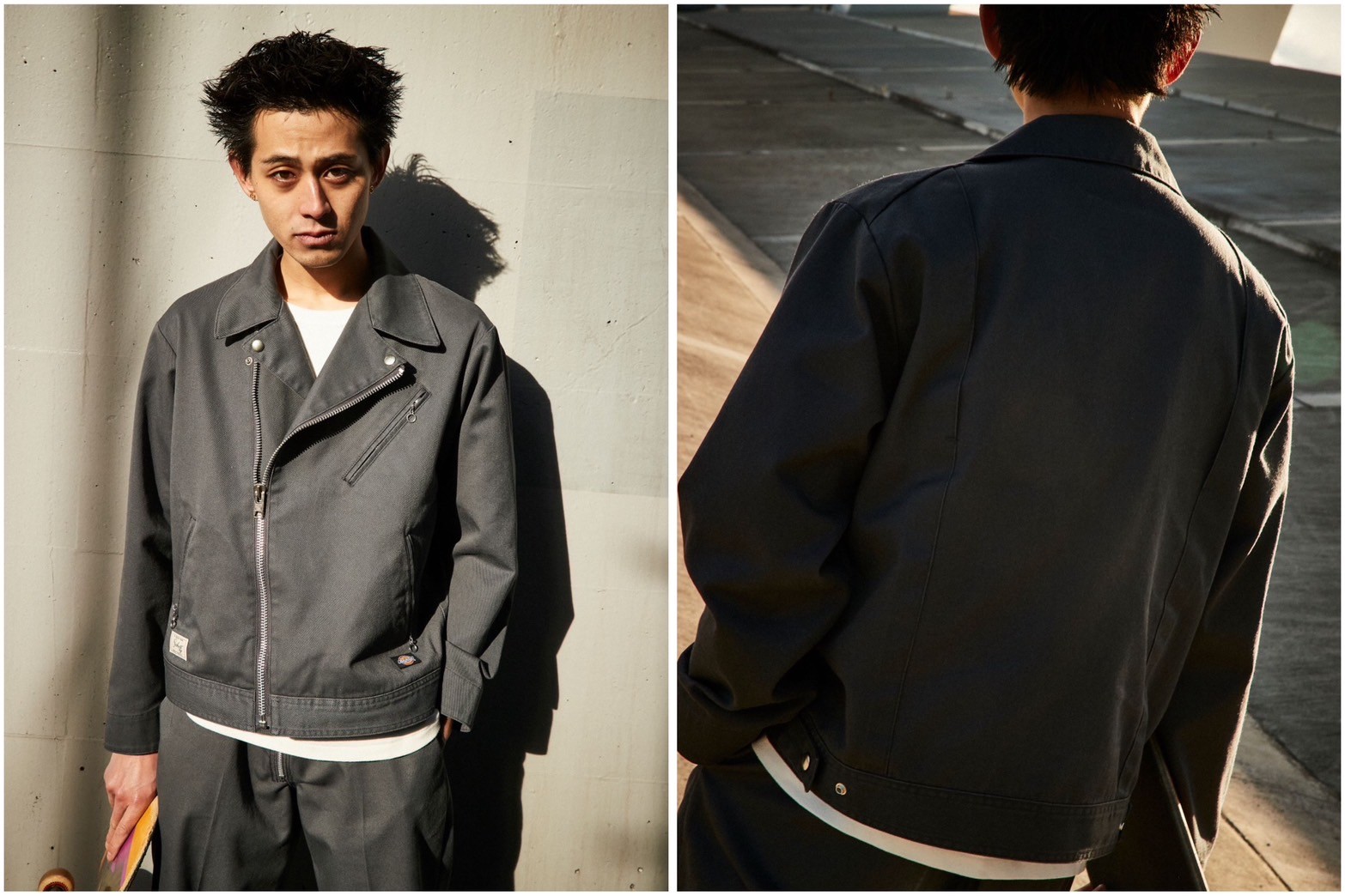 【DICKIES×Schott】2024年最新 フェードダブルライダース DICKIES×Schott】2024年最新 フェードダブルライダース